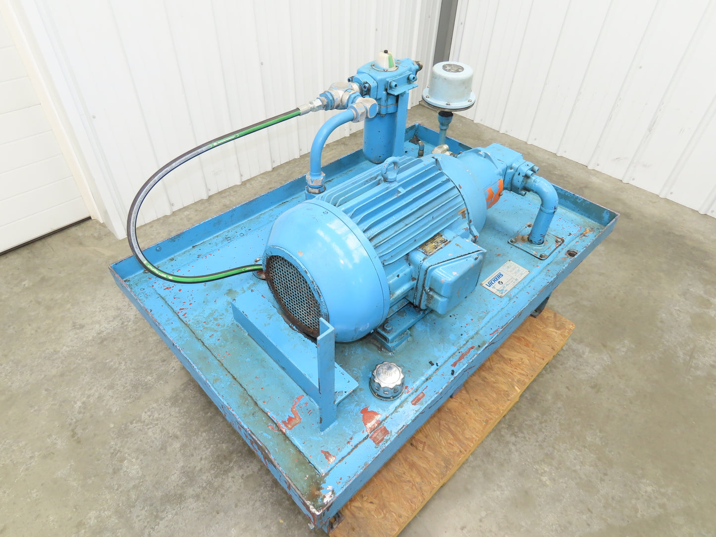 Vickers Hydraulic Power Unit 60 Gallon 21 GPM 3000 PSI 15Hp 230/460V 3PH