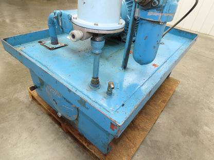 Vickers Hydraulic Power Unit 60 Gallon 21 GPM 3000 PSI 15Hp 230/460V 3PH