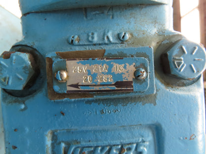 Vickers Hydraulic Power Unit 60 Gallon 21 GPM 3000 PSI 15Hp 230/460V 3PH