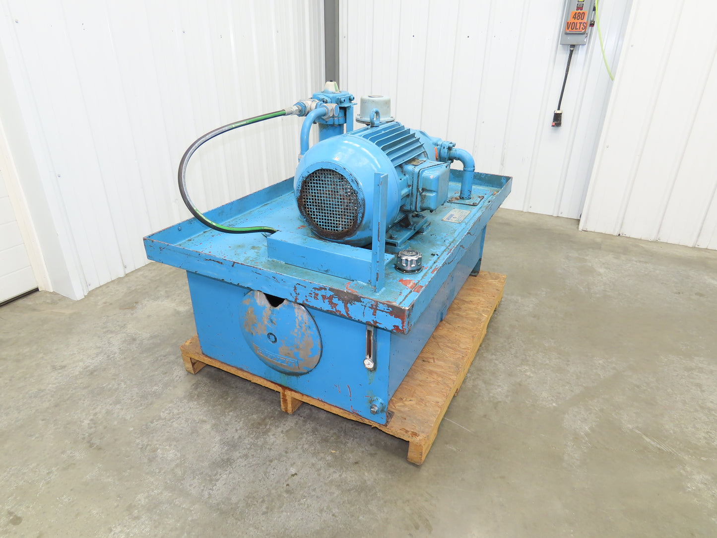 Vickers Hydraulic Power Unit 60 Gallon 21 GPM 3000 PSI 15Hp 230/460V 3PH