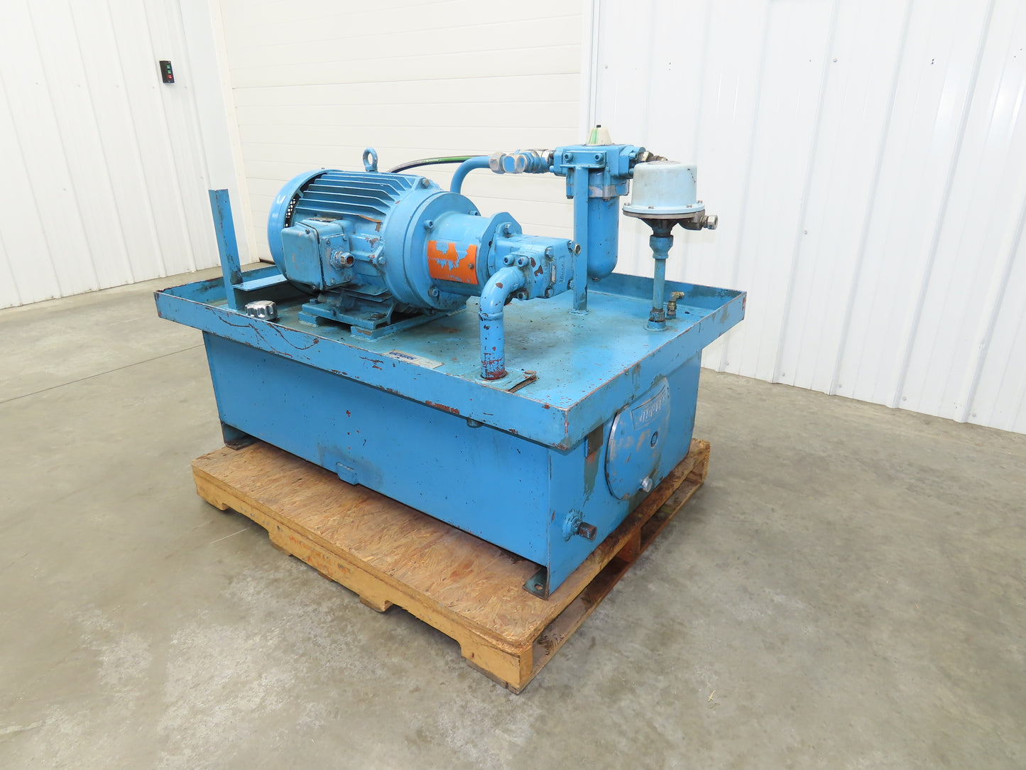 Vickers Hydraulic Power Unit 60 Gallon 21 GPM 3000 PSI 15Hp 230/460V 3PH