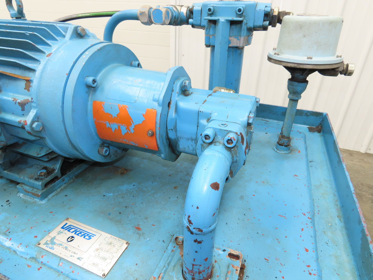 Vickers Hydraulic Power Unit 60 Gallon 21 GPM 3000 PSI 15Hp 230/460V 3PH