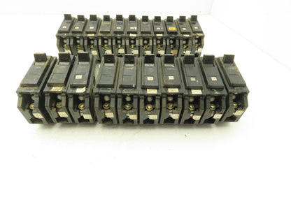 General Electric THQB1120 Circuit Breaker 1-Pole 20A Bolt-In 120/240V Lot of 21