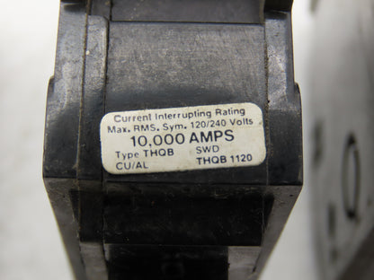 General Electric THQB1120 Circuit Breaker 1-Pole 20A Bolt-In 120/240V Lot of 21