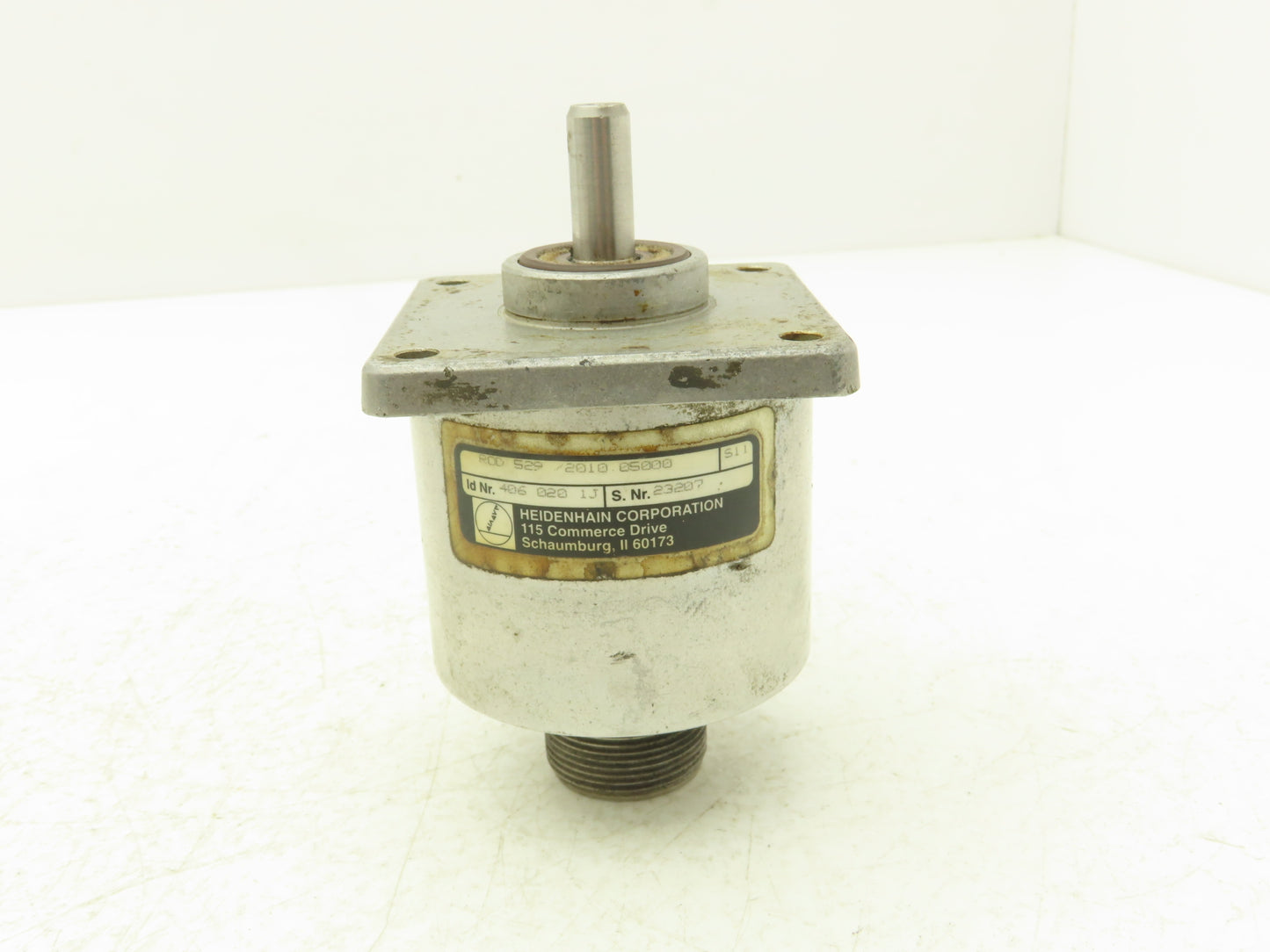 Heidenhain ROD 529/2010.05000 Rotary Encoder 3/8" Shaft 10 Pin ID 406 020 1J