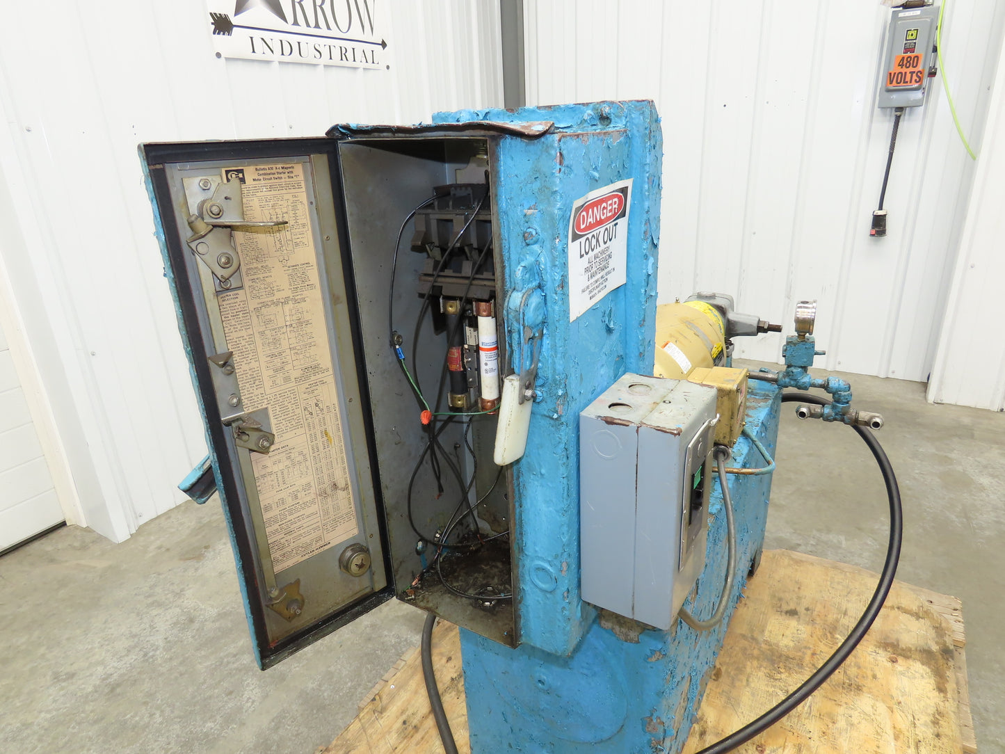 Continental Hydraulics Hydraulic Power Unit 20 Gal 9 GPM 1000 PSI 3Hp 460V