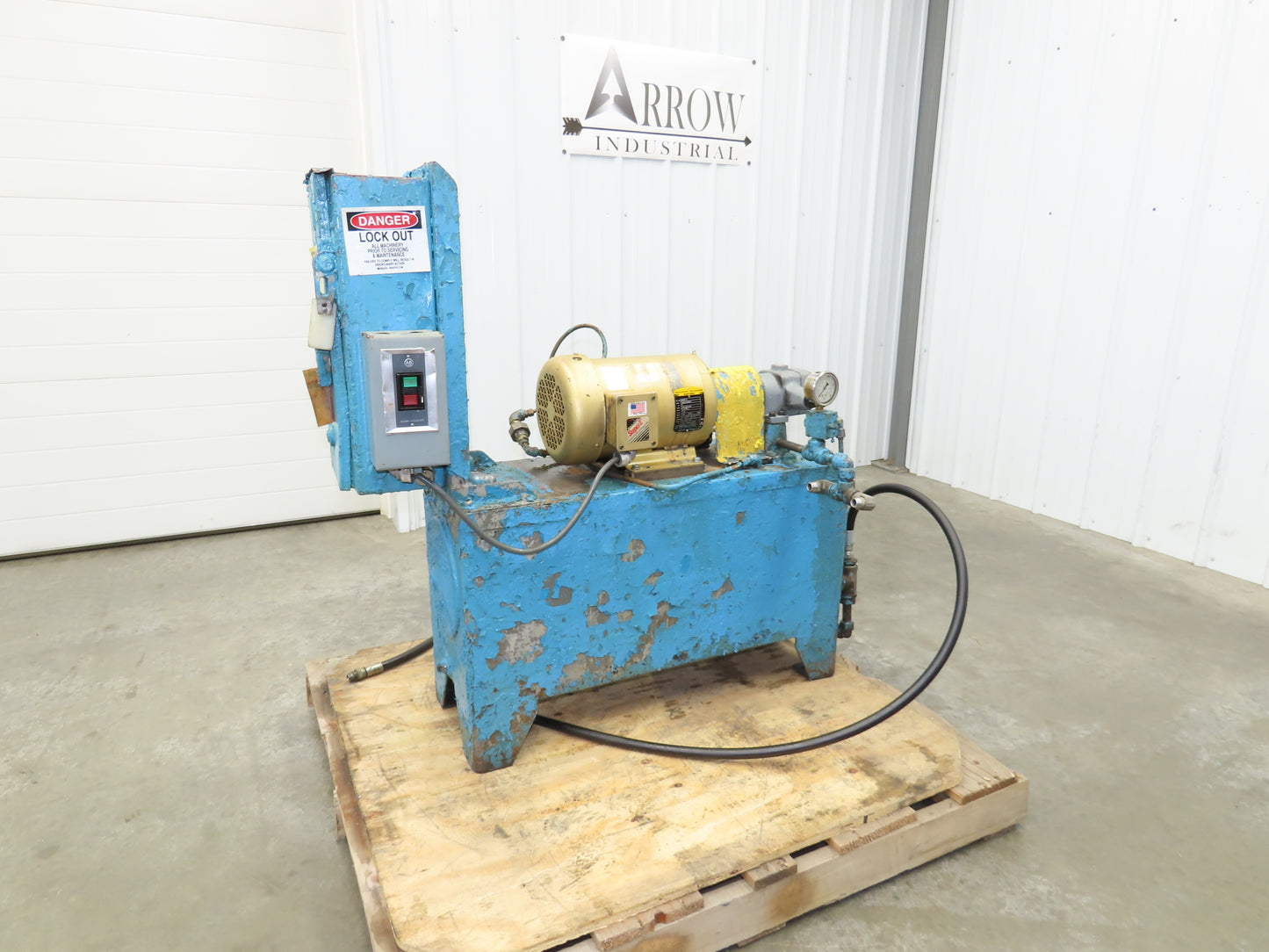 Continental Hydraulics Hydraulic Power Unit 20 Gal 9 GPM 1000 PSI 3Hp 460V