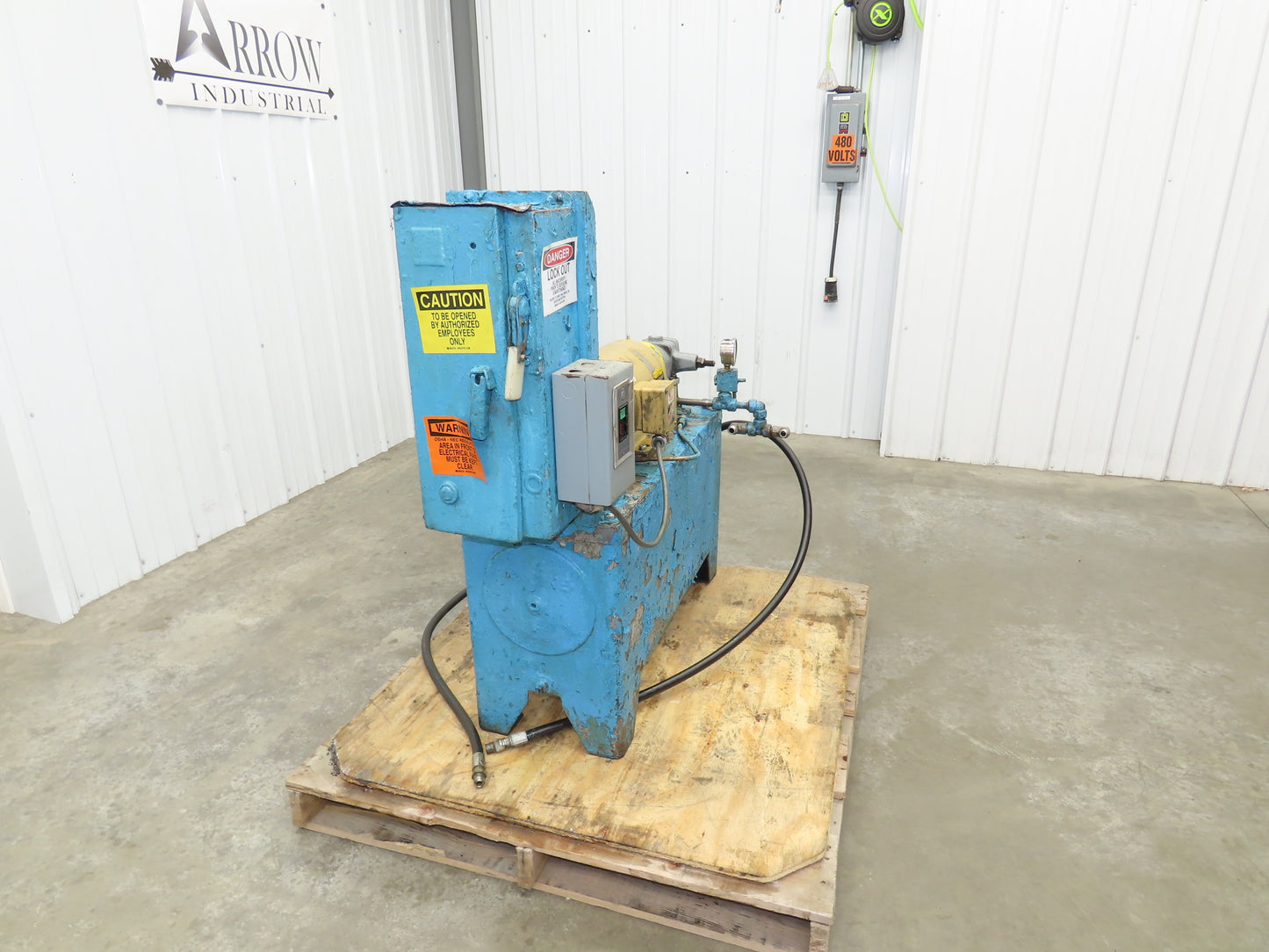 Continental Hydraulics Hydraulic Power Unit 20 Gal 9 GPM 1000 PSI 3Hp 460V