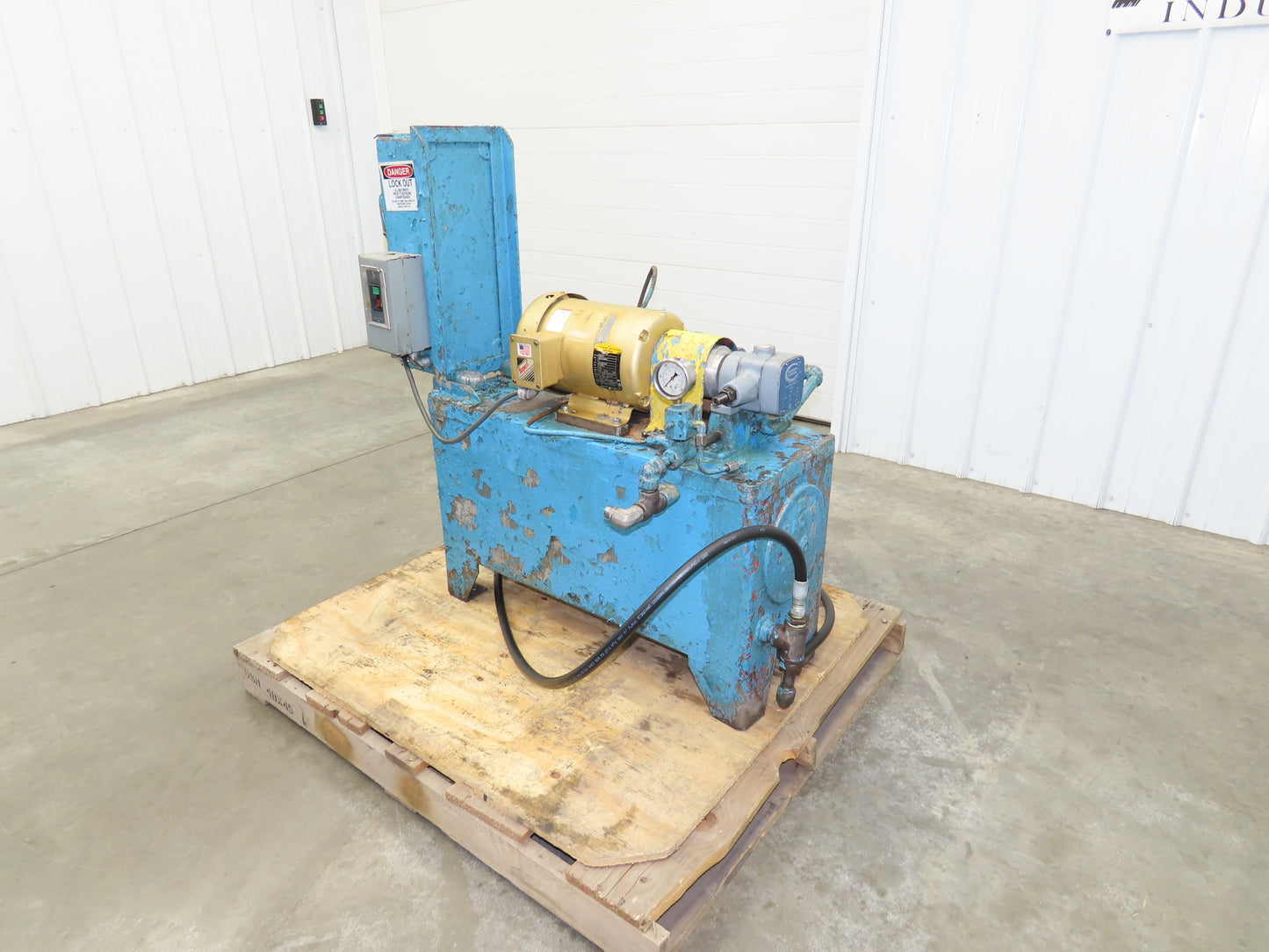 Continental Hydraulics Hydraulic Power Unit 20 Gal 9 GPM 1000 PSI 3Hp 460V