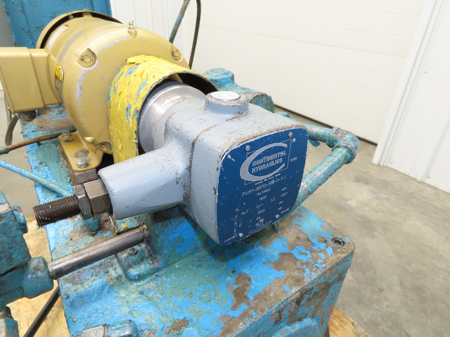 Continental Hydraulics Hydraulic Power Unit 20 Gal 9 GPM 1000 PSI 3Hp 460V