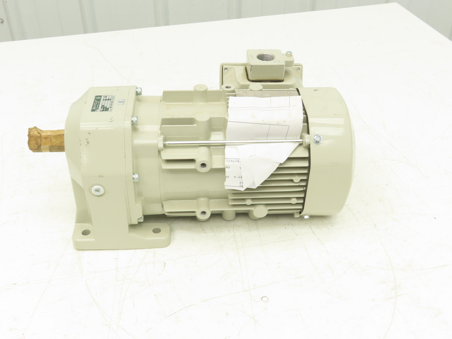 Sumitomo SM Cyclo Gearmotor 5:1 Ratio 350rpm 1Hp 240/480V 3PH 80M TC-FXPA