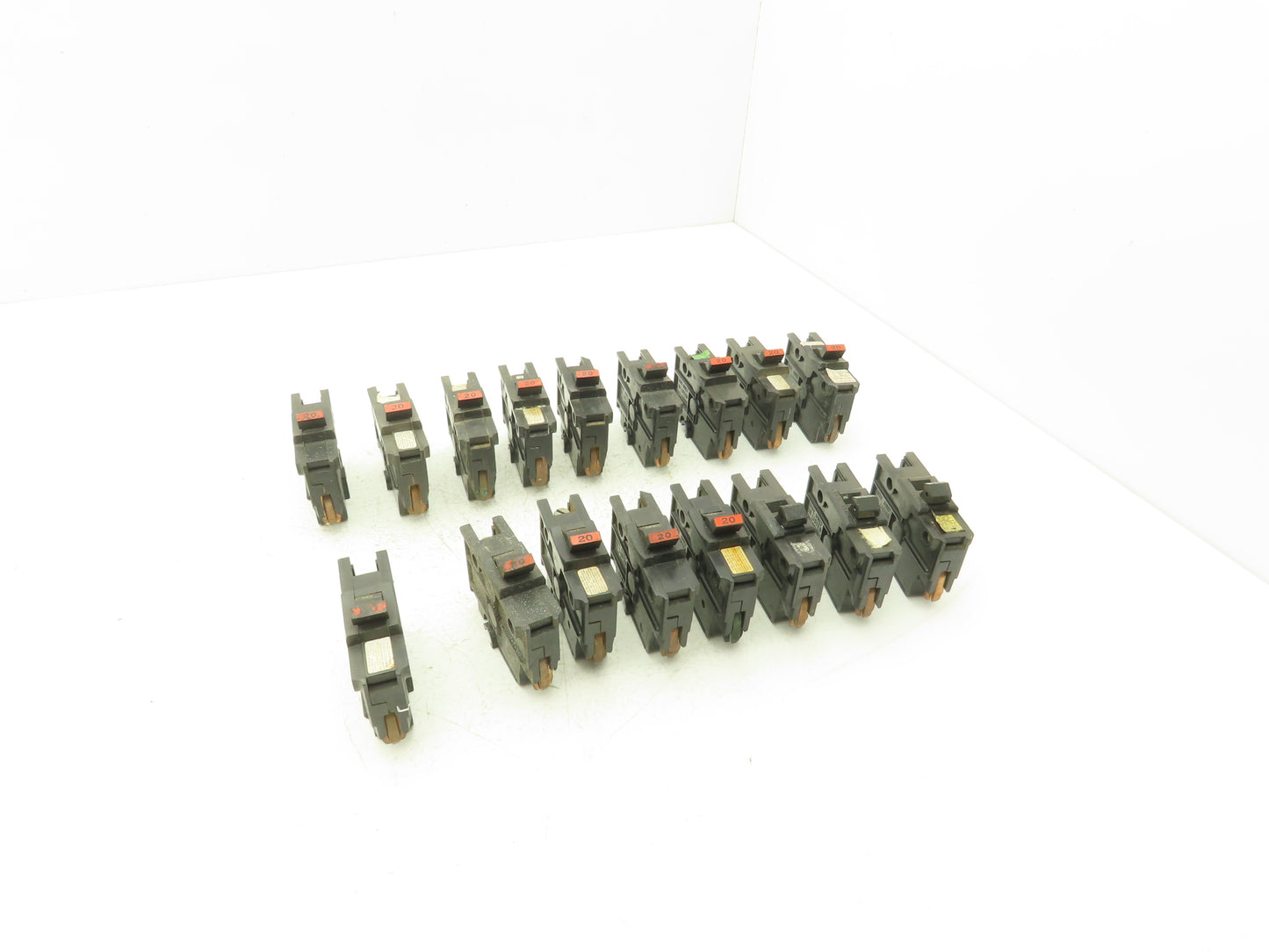 Federal Pacific Circuit Breaker 20 Amp Single Pole 120/240V Lot of 17