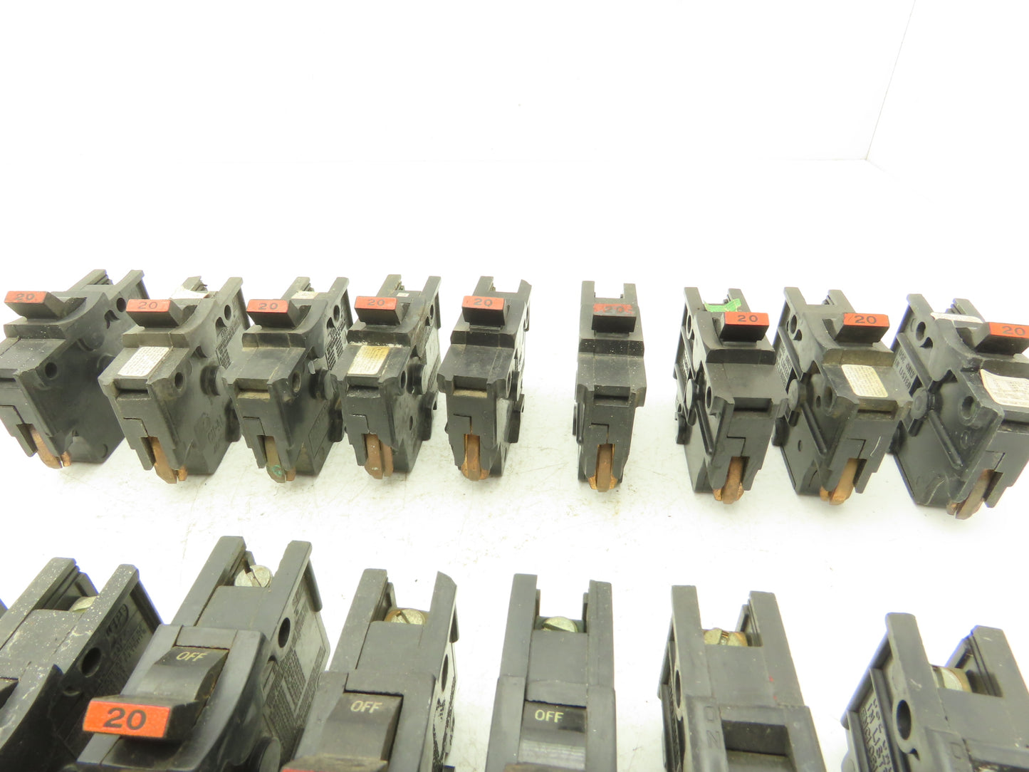 Federal Pacific Circuit Breaker 20 Amp Single Pole 120/240V Lot of 17