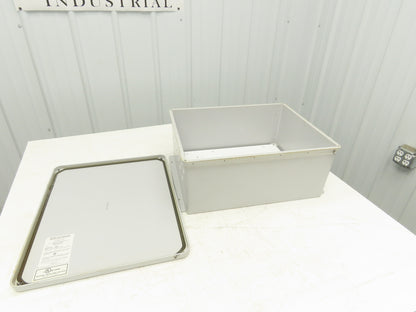 Wiegmann HW-J201608SC Fiberglass Electrical Enclosure Box 20x16x8" 3R Raintight