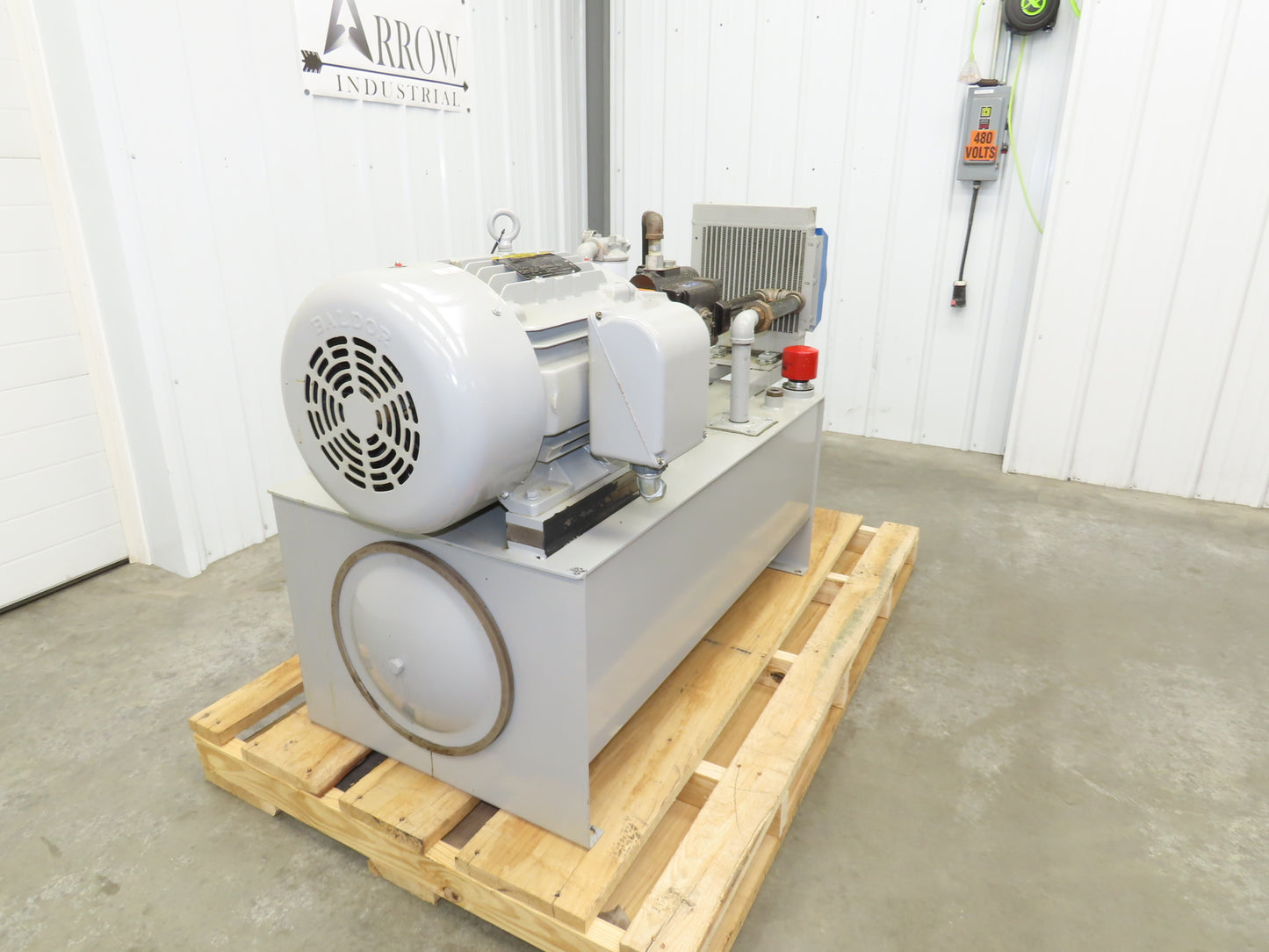 Tec-Hackett Hydraulic Power Unit 60 Gallon 30GPM 230/460V 3Ph w/Heat Exchanger