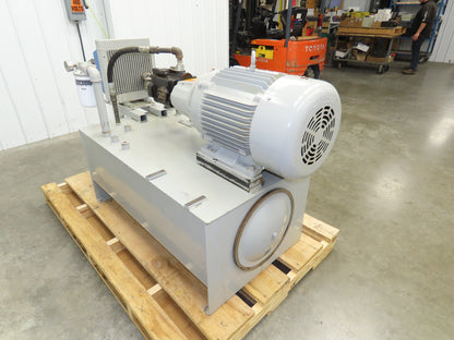 Tec-Hackett Hydraulic Power Unit 60 Gallon 30GPM 230/460V 3Ph w/Heat Exchanger