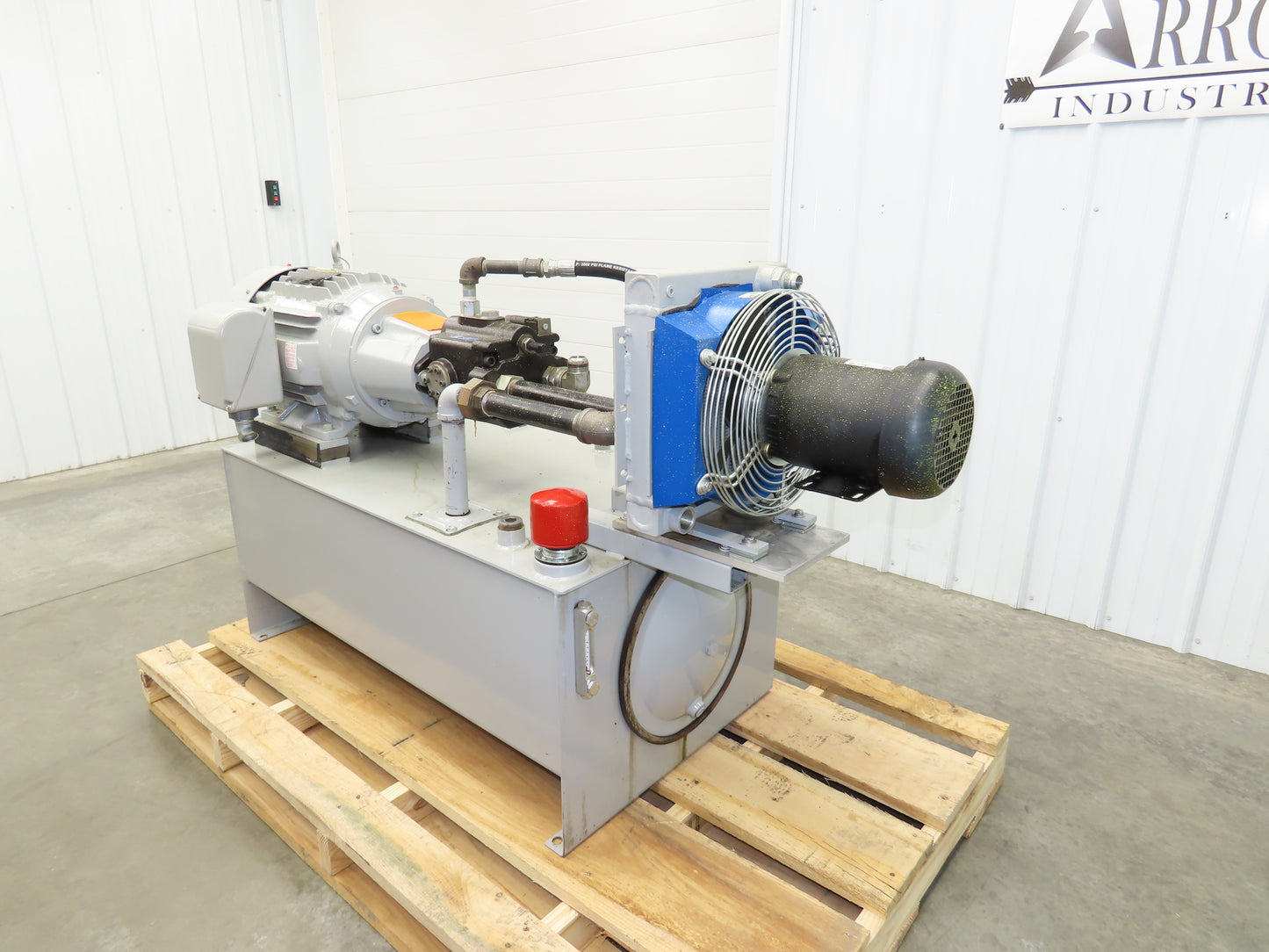 Tec-Hackett Hydraulic Power Unit 60 Gallon 30GPM 230/460V 3Ph w/Heat Exchanger