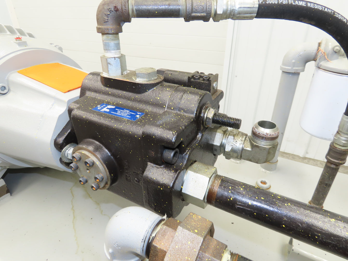 Tec-Hackett Hydraulic Power Unit 60 Gallon 30GPM 230/460V 3Ph w/Heat Exchanger