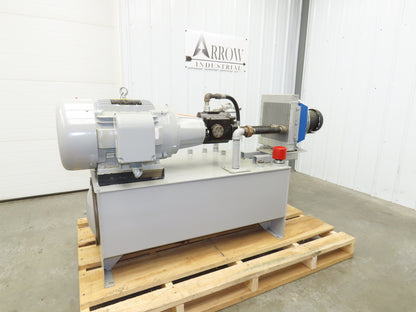 Tec-Hackett Hydraulic Power Unit 60 Gallon 30GPM 230/460V 3Ph w/Heat Exchanger