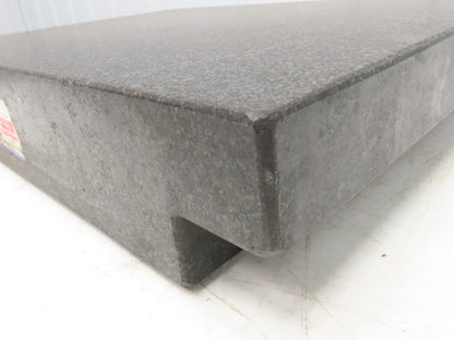 Esterline Granite Surface Inspection Plate Ledge 24x18x4" Collins Microflat
