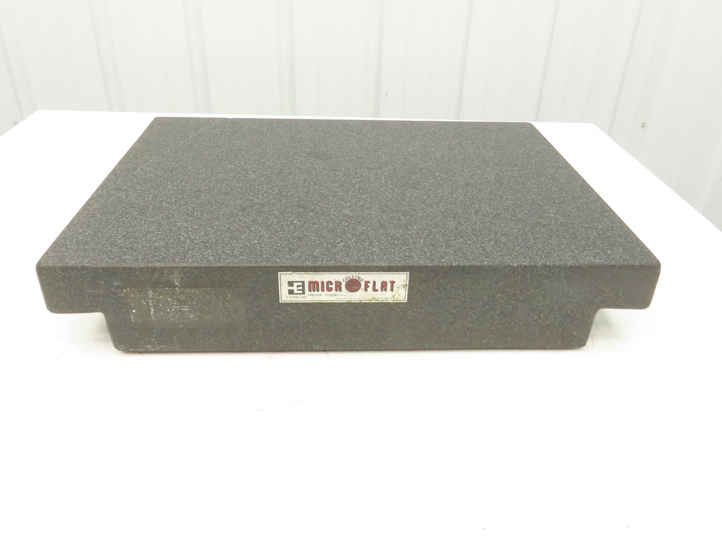 Esterline Granite Surface Inspection Plate Ledge 24x18x4" Collins Microflat