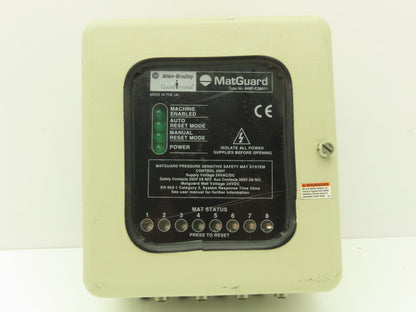 Allen Bradley 440F-C28011 MatGuard Guardmaster Safety Mat Control Unit 8 Inputs
