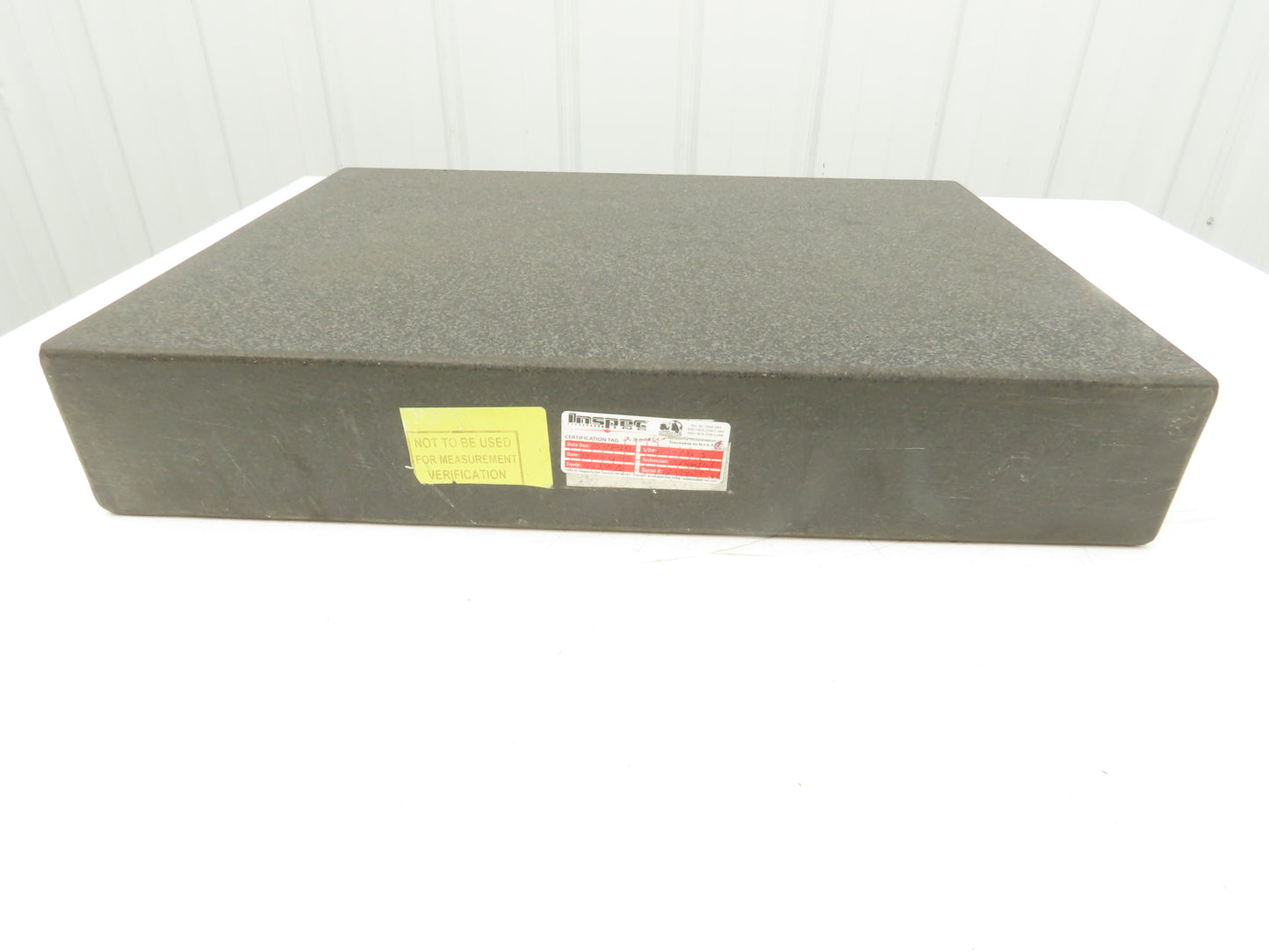 Continental Black Toolroom Granite Surface Inspection Plate 24x18x4" 0.0003