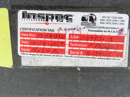 Continental Black Toolroom Granite Surface Inspection Plate 24x18x4" 0.0003