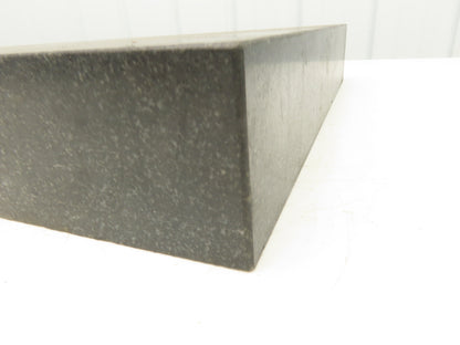 Black Toolroom Granite Surface Inspection Plate 24.5x18.5x3.5"