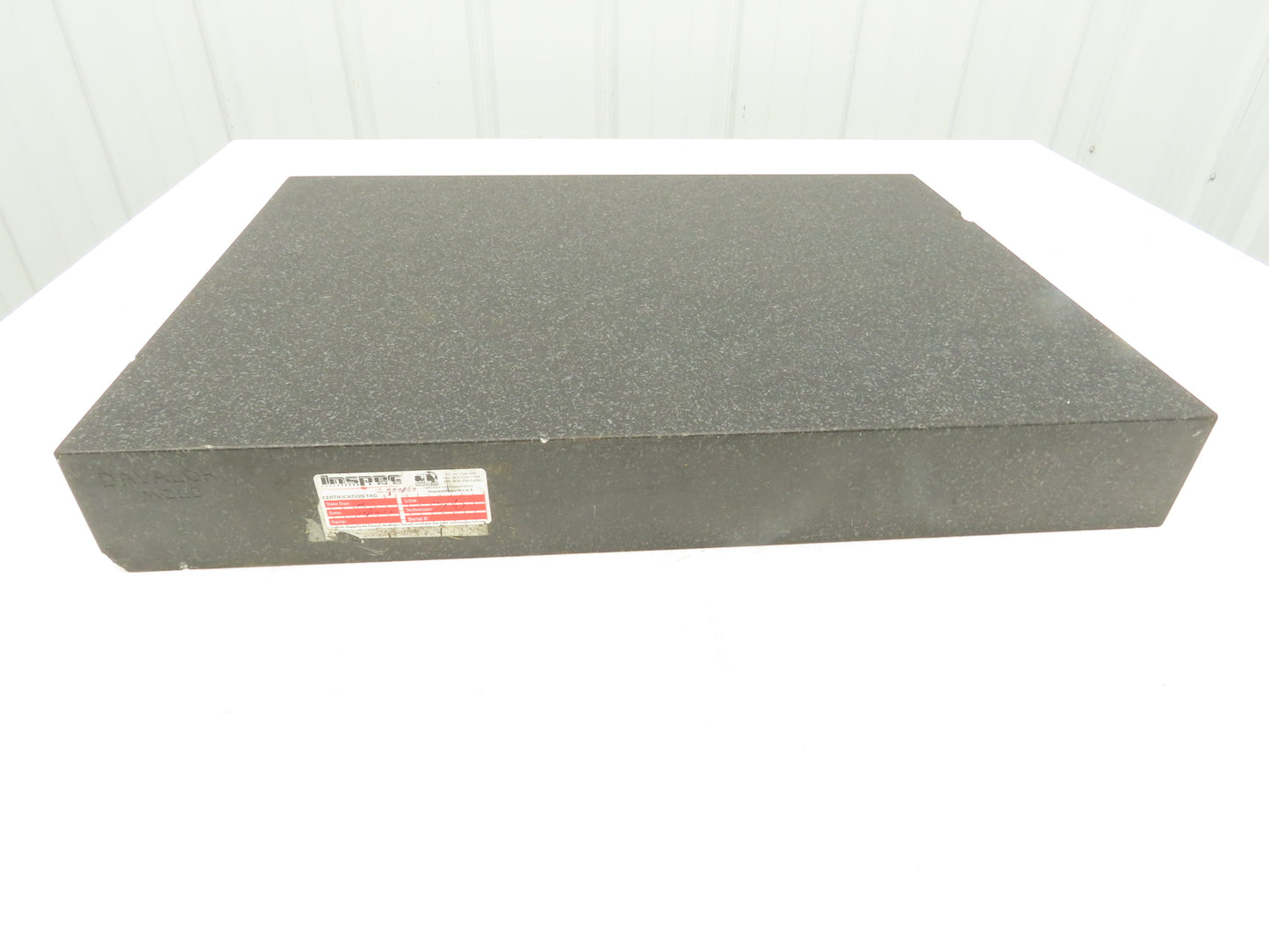 Black Toolroom Granite Surface Inspection Plate 24.5x18.5x3.5"