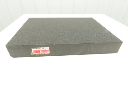 Black Toolroom Granite Surface Inspection Plate 24.5x18.5x3.5"
