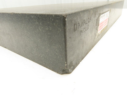 Black Toolroom Granite Surface Inspection Plate 24.5x18.5x3.5"