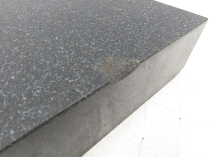 Black Toolroom Granite Surface Inspection Plate 24.5x18.5x3.5"