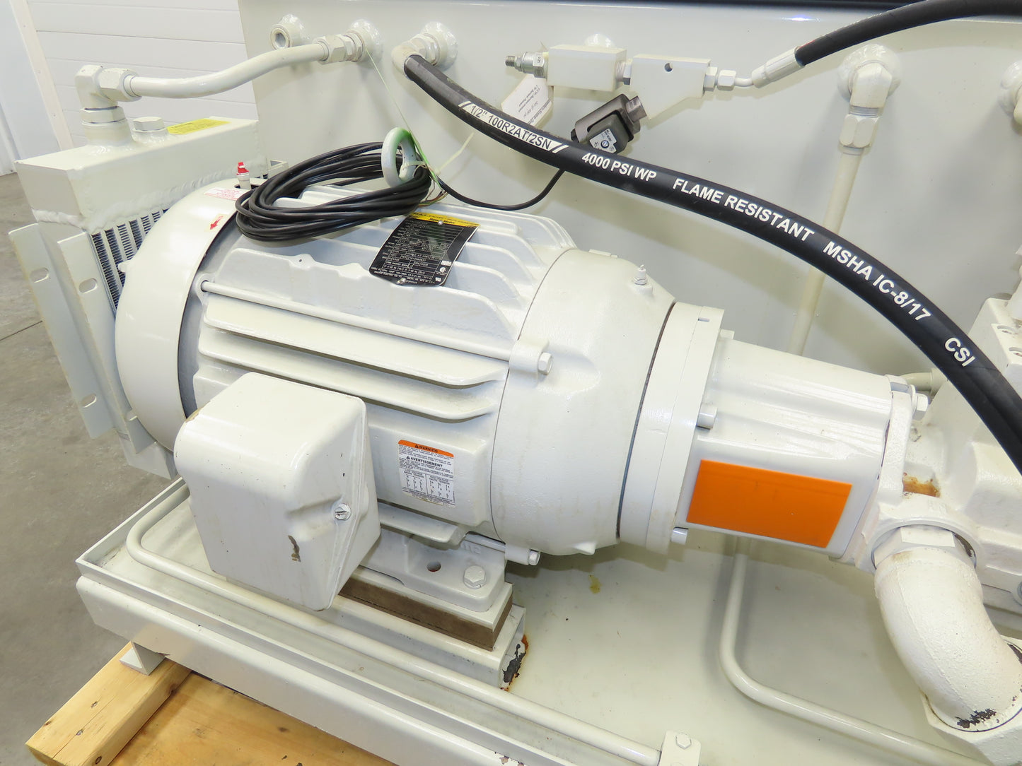Tec-Hackett Dual Pump Hydraulic Power Unit 45 Gallon 7/11GPM 230/460V 3Ph