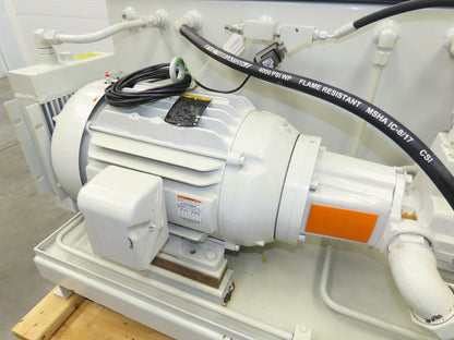 Tec-Hackett Dual Pump Hydraulic Power Unit 45 Gallon 7/11GPM 230/460V 3Ph
