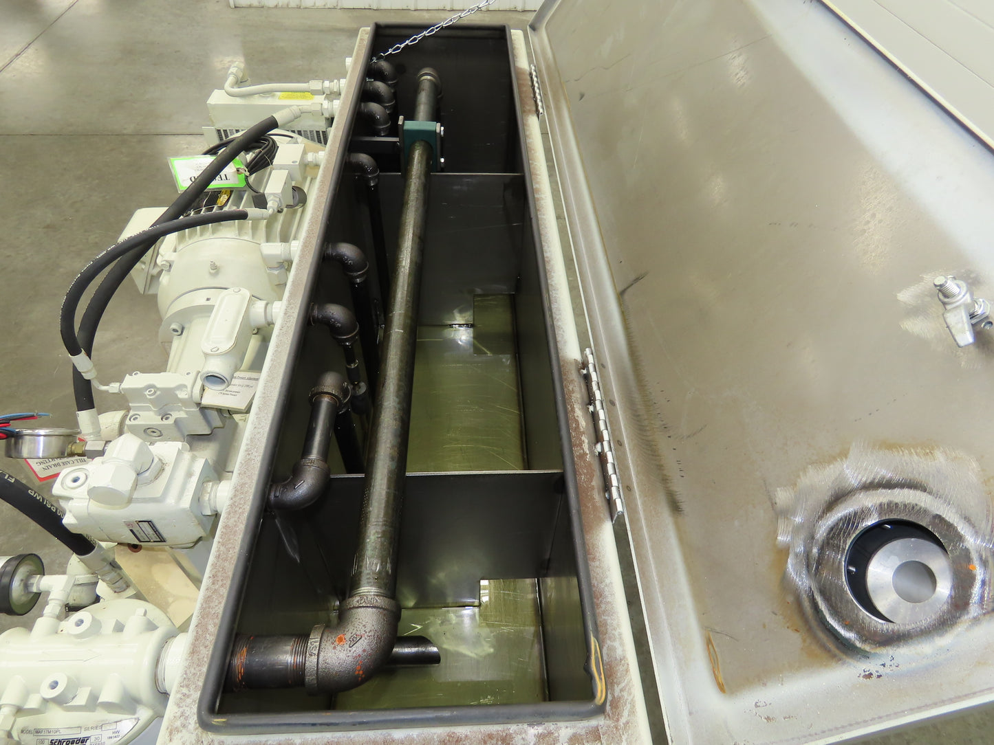 Tec-Hackett Dual Pump Hydraulic Power Unit 45 Gallon 7/11GPM 230/460V 3Ph