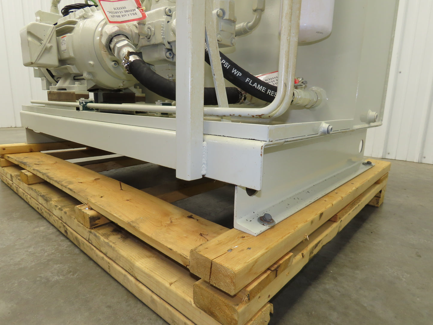 Tec-Hackett Dual Pump Hydraulic Power Unit 45 Gallon 7/11GPM 230/460V 3Ph