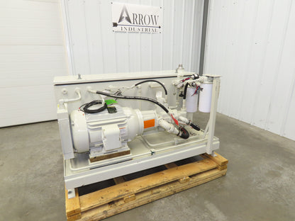 Tec-Hackett Dual Pump Hydraulic Power Unit 45 Gallon 7/11GPM 230/460V 3Ph