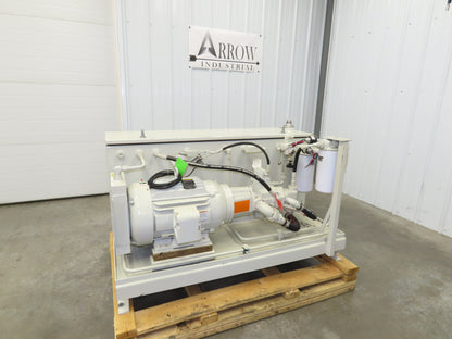 Tec-Hackett Dual Pump Hydraulic Power Unit 45 Gallon 7/11GPM 230/460V 3Ph