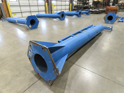 Gorbel 1/4 Ton 500Lb Free Standing Work Station Post Jib Crane 10' Span 10'H