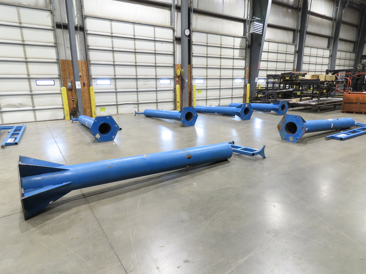 Gorbel 1/4 Ton 500Lb Free Standing Work Station Post Jib Crane 10' Span 10'H