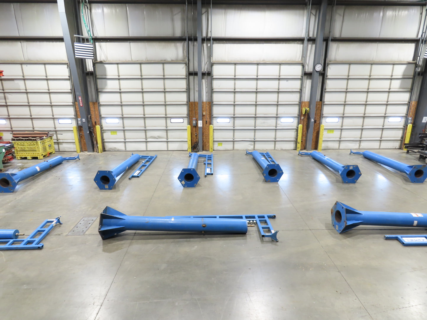 Gorbel 1/4 Ton 500Lb Free Standing Work Station Post Jib Crane 10' Span 10'H