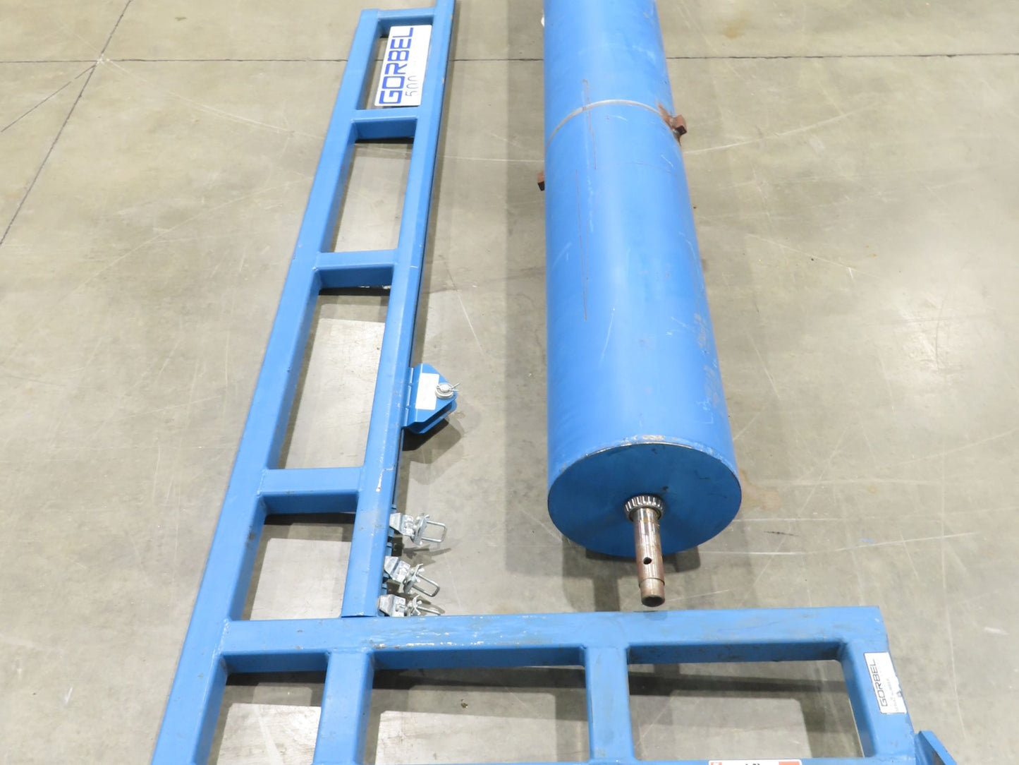 Gorbel 1/4 Ton 500Lb Free Standing Work Station Post Jib Crane 10' Span 10'H