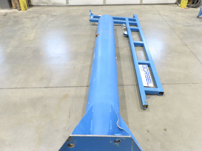 Gorbel 1/4 Ton 500Lb Free Standing Work Station Post Jib Crane 10' Span 10'H