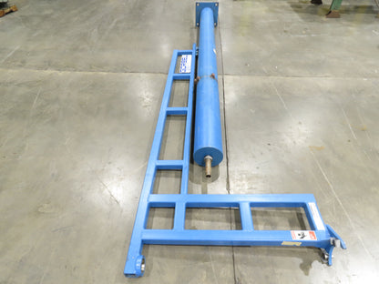 Gorbel 250Lb Free Standing Work Station Post Jib Crane 10' Span 10'H