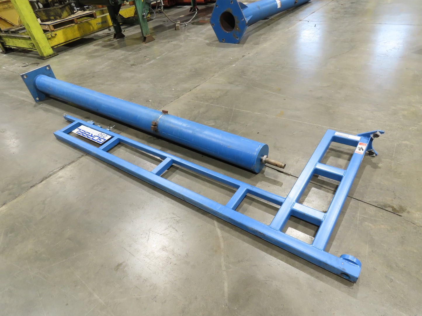 Gorbel 250Lb Free Standing Work Station Post Jib Crane 10' Span 10'H