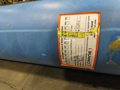 Gorbel 250Lb Free Standing Work Station Post Jib Crane 10' Span 10'H