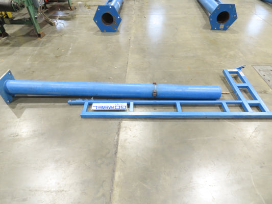 Gorbel 250Lb Free Standing Work Station Post Jib Crane 10' Span 10'H