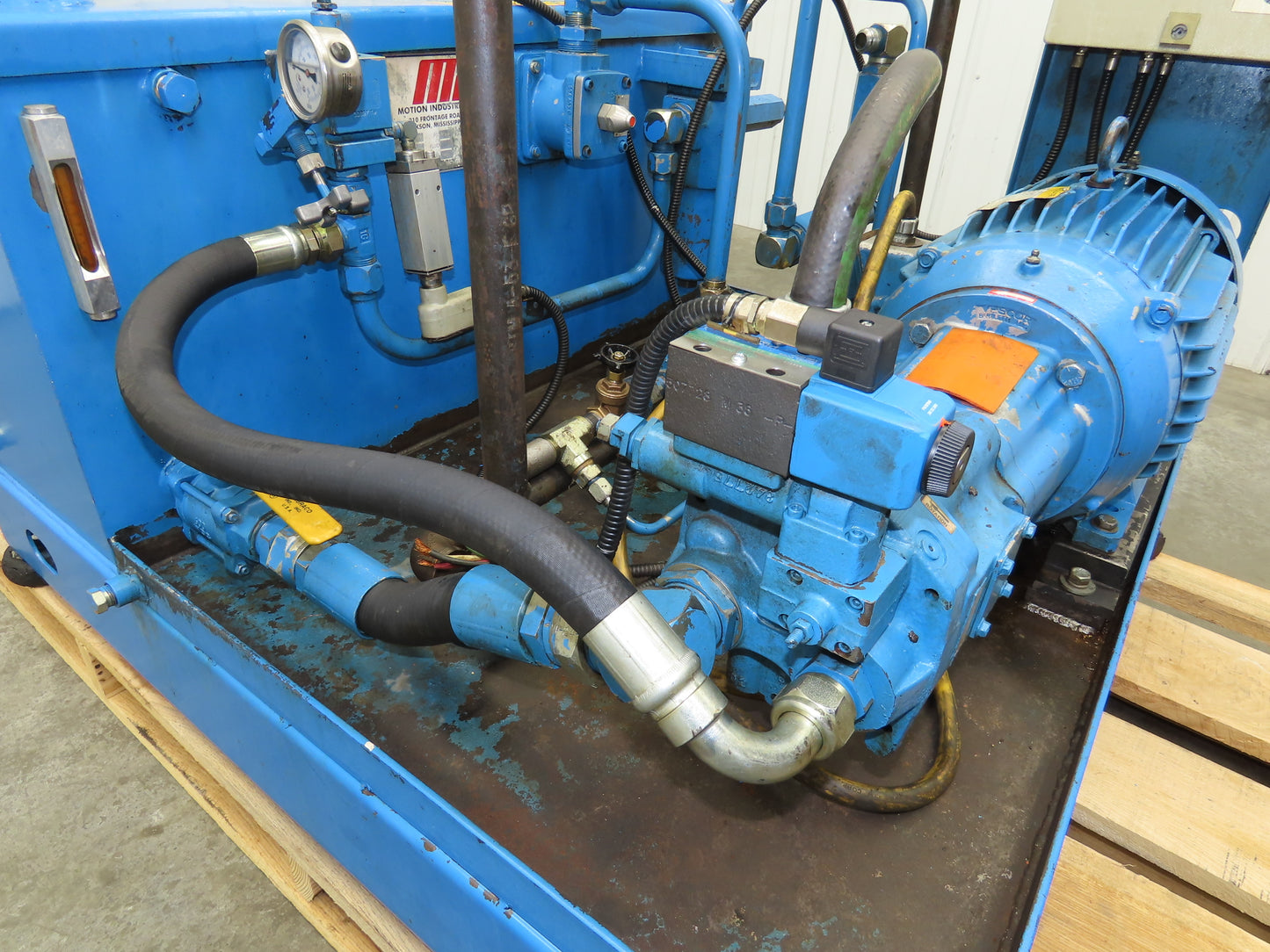 Eaton Vickers Hydraulic Power Unit 45 Gallon 19 GPM 3000PSI 20Hp 230/460V 3Ph