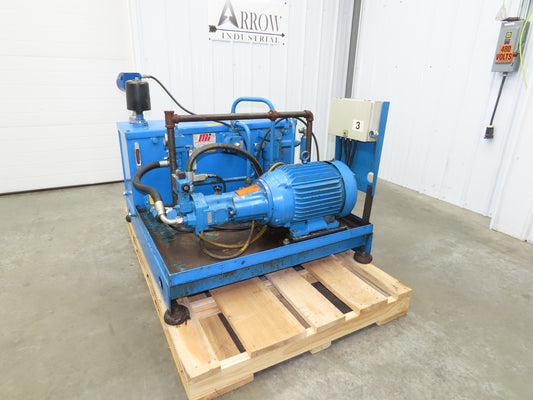 Eaton Vickers Hydraulic Power Unit 45 Gallon 19 GPM 3000PSI 20Hp 230/460V 3Ph